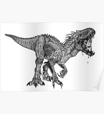 Indominus Rex Posters | Redbubble