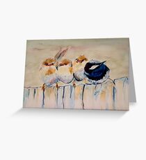 Superb Fairy Wren - Baby Love Series Greeting Card
