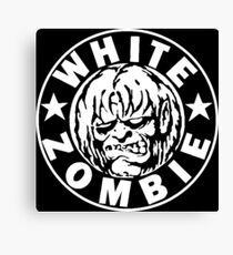White Zombie (White) Canvas Print