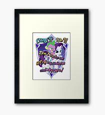 crazy?! Framed Print