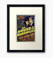 Sherlock Holmes Hound of the Baskervilles movie poster Framed Print