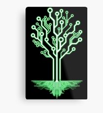 Tree of Technological Knowledge Metal Print