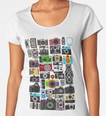 Pixelated Camerass Women's Premium T-Shirt