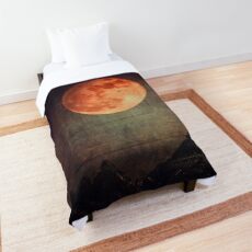 Moon over Dark Mountains Comforter