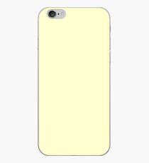 Pastel Color - Very Pale Yellow iPhone Case