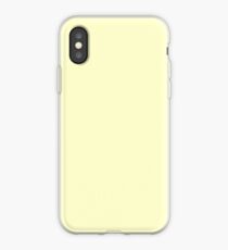 Pastel Color - Very Pale Yellow iPhone-Hülle & Cover