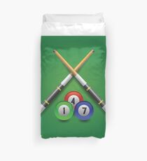 billiard icon Duvet Cover