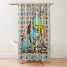 Portrait of a Sideshow Performer - Schlitzie Shower Curtain
