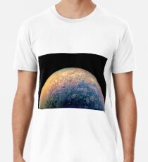 Juno Polar View of Planet Jupiter Generative Painting Premium T-Shirt