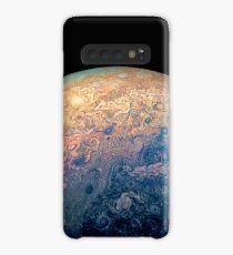 Juno Polar View of Planet Jupiter Generative Painting Case/Skin for Samsung Galaxy