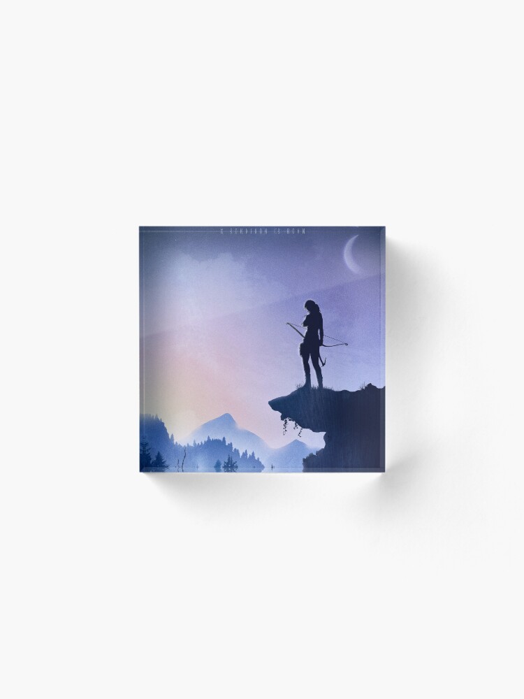 Alternate view of Survivor Acrylic Block