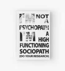 Sherlock - I'm Not A Psychopath... Hardcover Journal