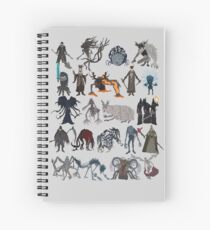 Cuaderno de espiral Bloodborne bosses