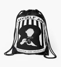 My whole life is a dark room. Drawstring Bag