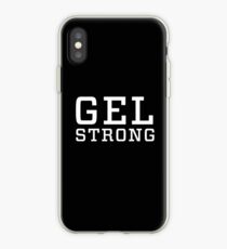 Gel Strong - White Text iPhone Case