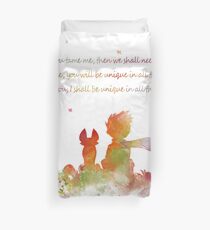 Little Prince Fox Duvet Cover