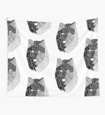 Wolf Mask Wall Tapestry