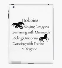 Hobbies iPad Case/Skin