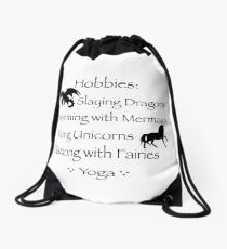 Hobbies Drawstring Bag