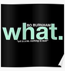 "what." Poster