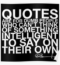 A Quote Poster