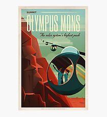 SpaceX Mars Colonization and Tourism Association: Olympus Mons Photographic Print