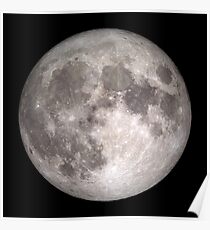 The Full Moon - HD Photo Of the Moon - Poster