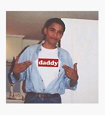 Young Obama Photographic Print