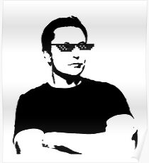 Elon Deal With It Poster