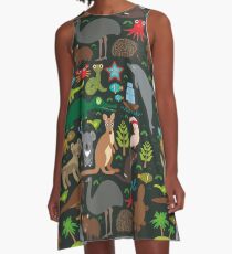 Funny australian animals A-Line Dress