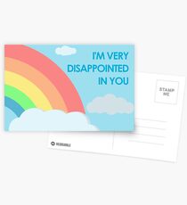 I'm Very Disappointed In You Postcards