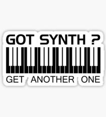 Got Synth Black Color Sticker