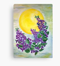 Midsummernight lilacs Canvas Print