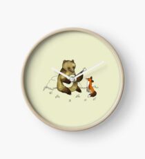 Bear & Fox Clock
