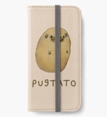 Pugtato iPhone Flip-Case/Hülle/Skin