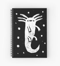 Axolotl Print Spiral Notebook