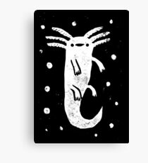 Axolotl Print Canvas Print