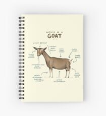 Cuaderno de espiral Anatomía de una cabra