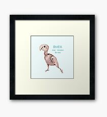 Rhea the Naked Birdie Framed Print