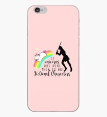 11. unicorns = fictional characters = reality iPhone Case