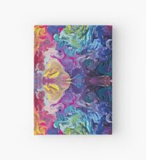 Cuaderno de tapa dura Rainbow Flow Abstraction