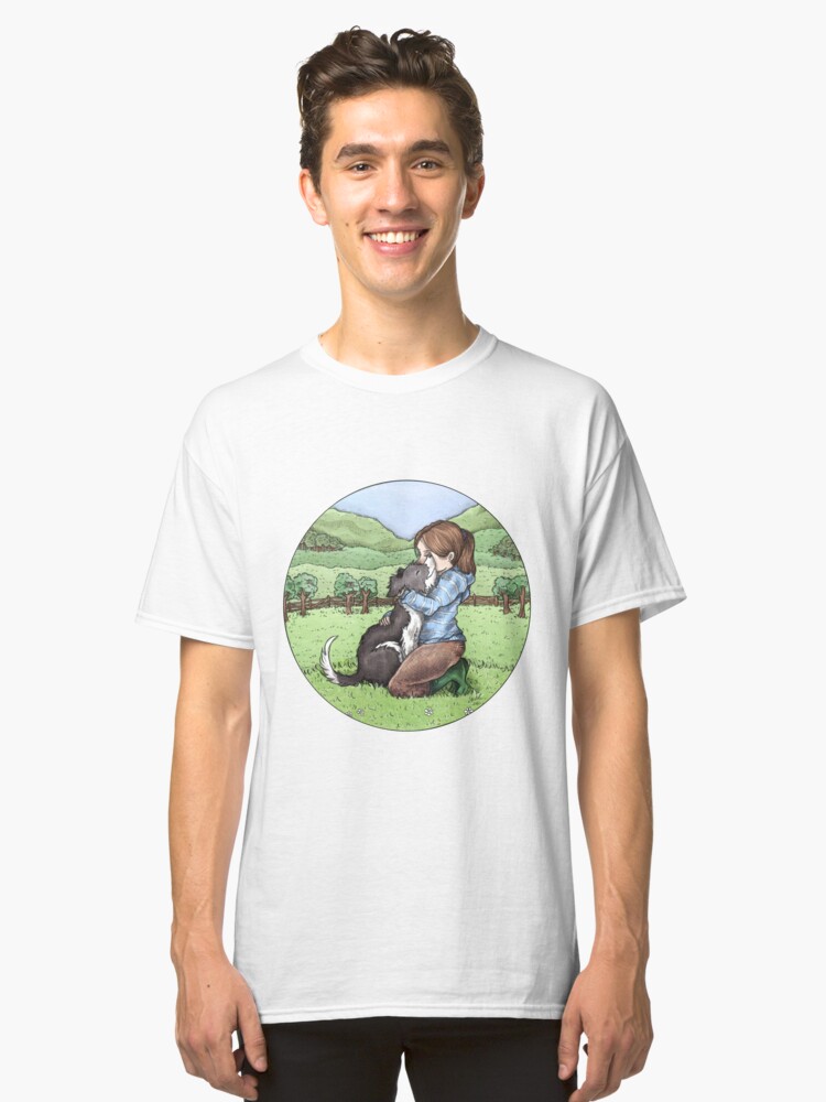 Alternate view of Collie Love Classic T-Shirt