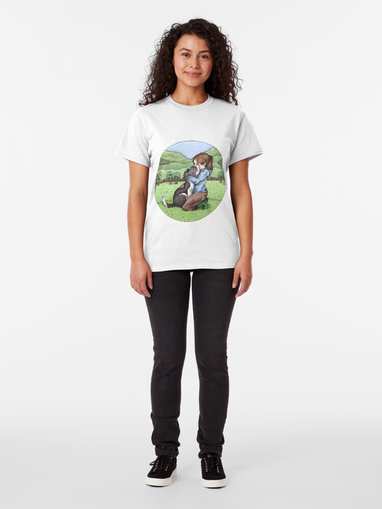 Alternate view of Collie Love Classic T-Shirt