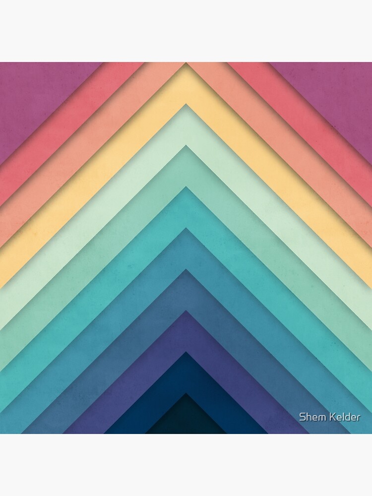 Retro Chevrons 002 by geekchic