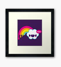 Wow Regenbogen Gerahmtes Wandbild