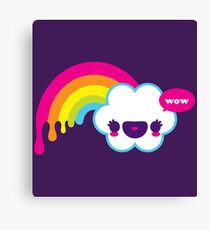Wow Regenbogen Leinwanddruck