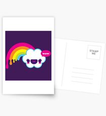 Wow Regenbogen Postkarten