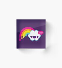 Wow Regenbogen Acrylblock