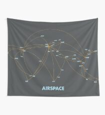 Airspace: Air route map and airport hub Tapestry