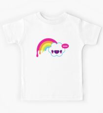 Wow Regenbogen Kinder T-Shirt